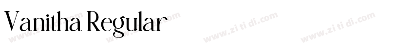 Vanitha Regular字体转换